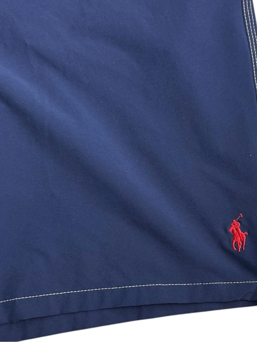 Polo Ralph Lauren Men’s XL Navy Swim Trunks Board Shorts Cargo Pony 8.5” Inseam